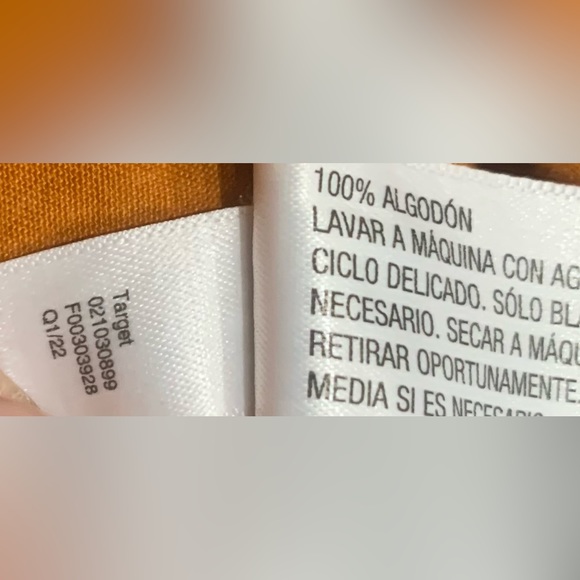 Ava & Viv Copper Balloon Sleeve Tiered Dress Women's size 3X Back Tied Waist - Picture 6 of 8